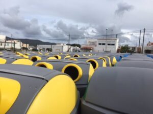 Contenedores, recurso, basura