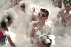 imagen ilustrativa de la fiesta de la espuma