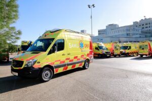 Ambulancias del 061 de Baleares.