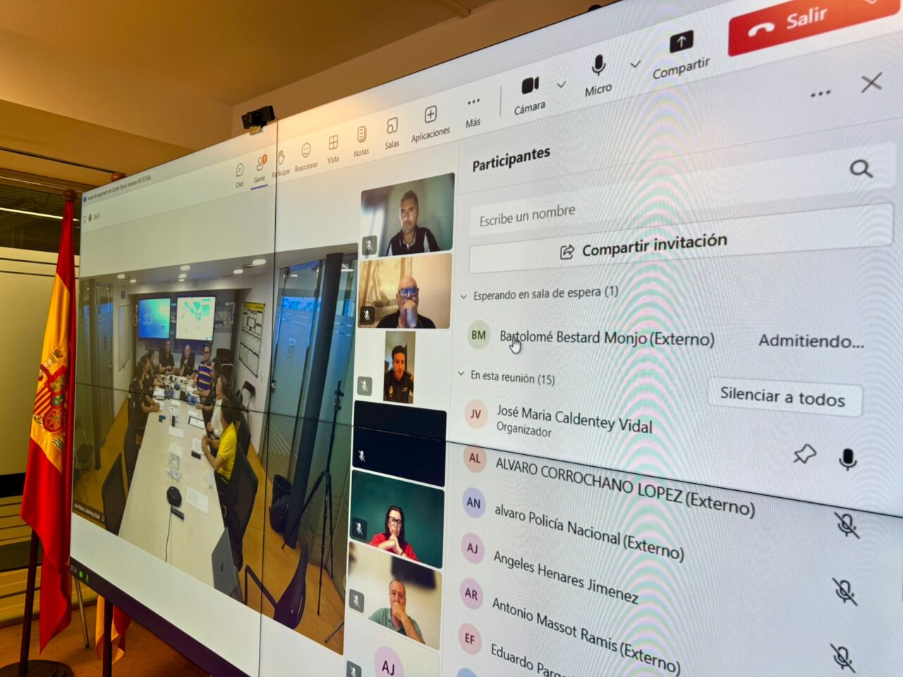 Los consells de Ibiza y Formentera asistieron por videoconferencia. 