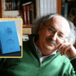 Antonio Colinas y su libro. Archivo
