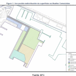 Una posible distribución de los espacios para los muelles comerciales del puerto de Ibiza.