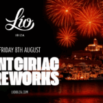 Cartel de Sant Ciriac en Lío Ibiza