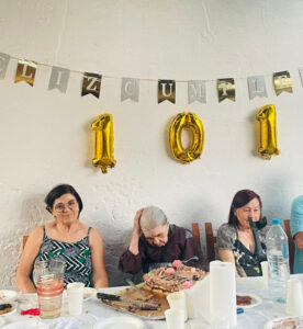 Catalina Escandell Riera, en su cumpleaños 101.