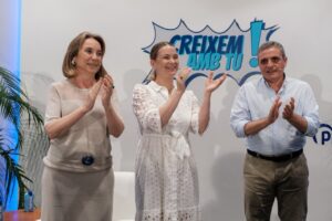 Cuca Gamarra, Marga Prohens y José Vicente Marí Bosó.