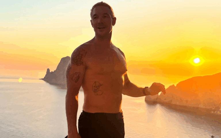 DJ Diplo, con vistas a Es Vedrá.