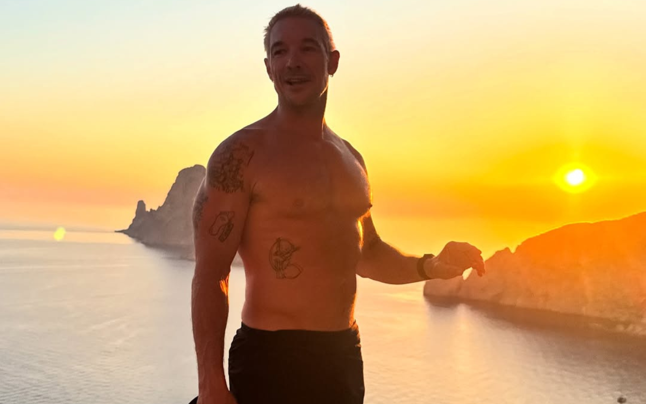 DJ Diplo, con vistas a Es Vedrá.