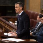 El presidente del Gobierno, Pedro Sánchez, interviene durante un pleno extraordinario, en el Congreso de los Diputados, a 9 de julio de 2025, en Madrid (España).