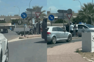 Fotosecuencia del accidente en Sant Jordi