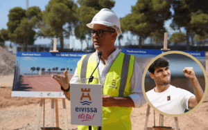 Ibiza sueña con que Carlos Alcaraz esté presente en las nuevas pistas de tenis de Can Misses.