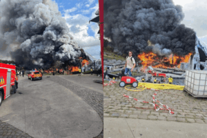 Incendio del mainstage de Tomorrowland en Bélgica. Redes Sociales