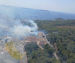 Incendio en Sant Antoni.