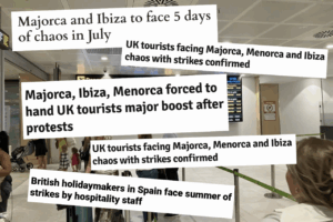 La prensa británica hacen eco de la huelga hotelera que luego fue desactivada