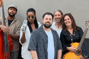 Músicos del recital poético. Archivo