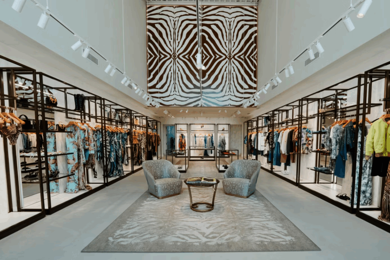 Nueva tienda de Roberto Cavalli en Ibiza Gallery. Foto Roberto Cavalli