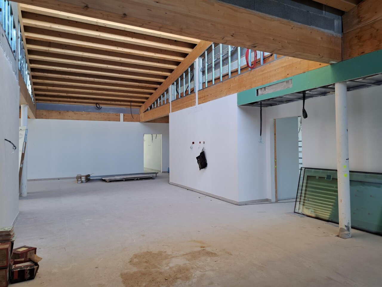 Obras en nueva escoleta de Santa Eulalia.