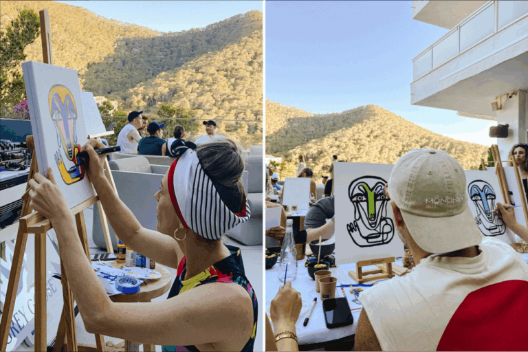 Paint & Sip with Sarah Main Mondrian Ibiza
