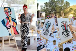 Paint & sip Experience with Sarah Main