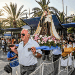 Procesión de la Virgen del Carmen en Ibiza. Archivo