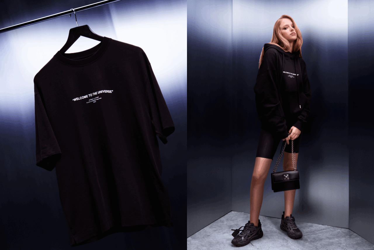 Remera y sudadera de la nueva cápsula de [UNVRS]. Archivo