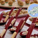 Tapas en la presentación de dTAPASxIBZ y un mapa de Ibiza. Archivo