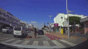 Clip del video del accidente.