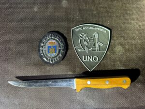 Sucesos. Detenido en Ibiza por posesión de armas blancas y amenazar a varias personas