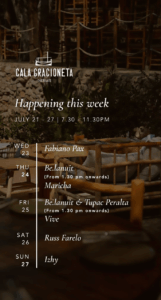 dj semanal calagracioneta