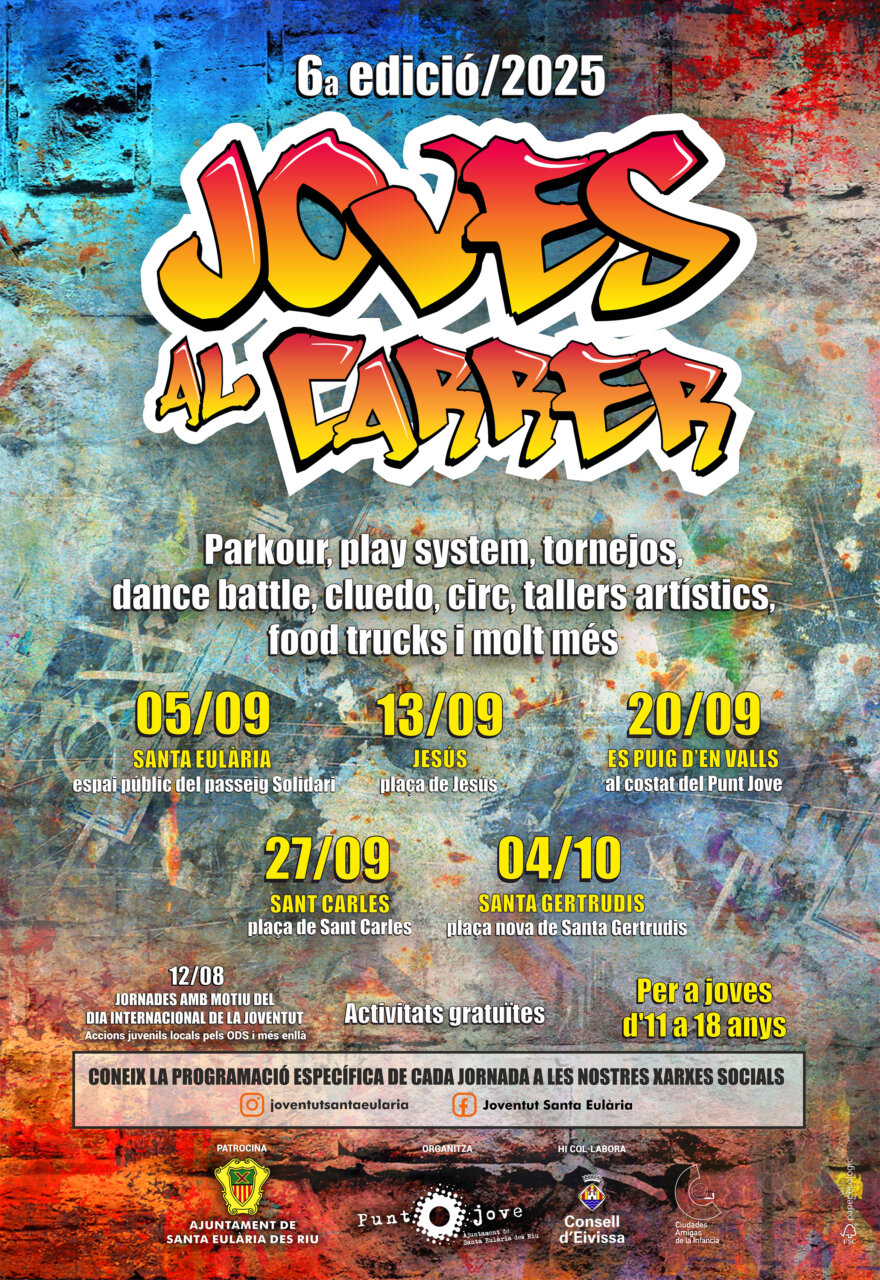 20250812 CARTELL GENÈRIC JOVES AL CARRER 2025
