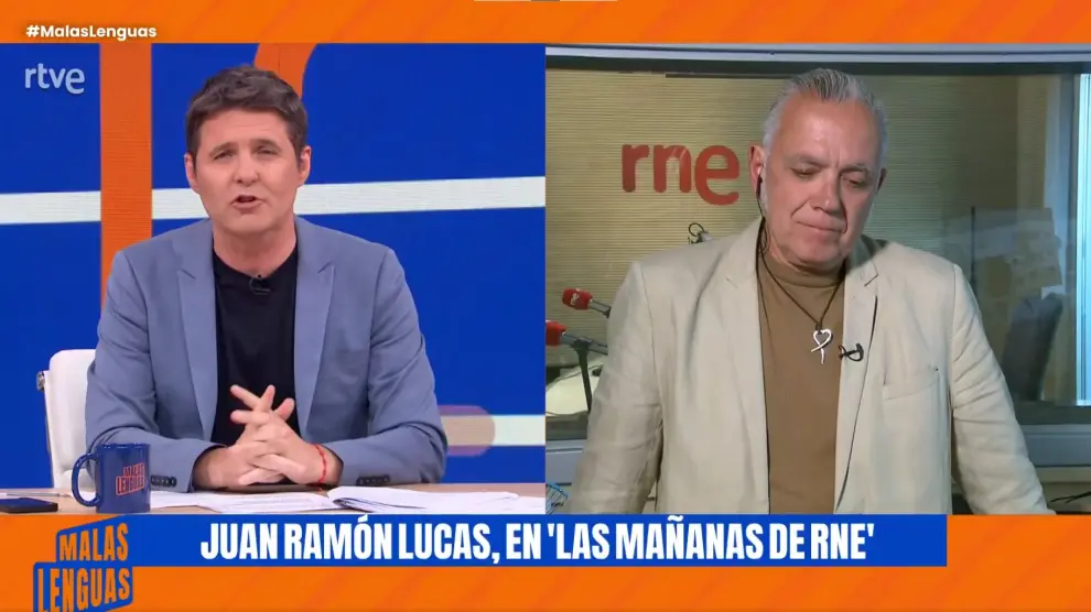 Jesús Cintora y Juan Ramón Lucas Jesús Cintora y Juan Ramón Lucas