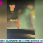 Imagen del vídeo de Leonardo Di Caprio en el control de la Guardia Civil.