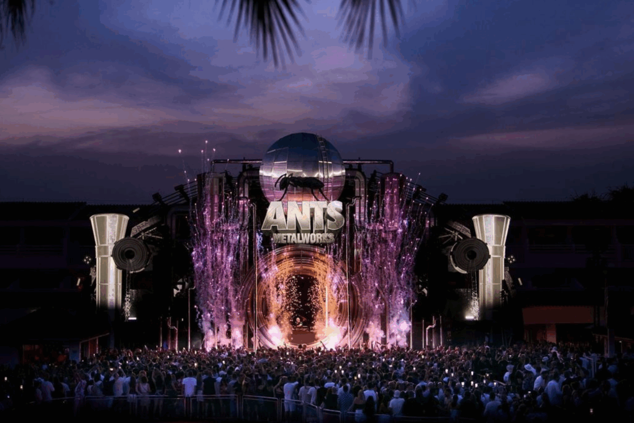 ANTS METALWORKS en Ushuaïa Ibiza. Archivo