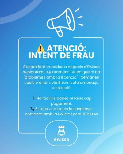 Alerta sobre la modalidad de estafa denunciada por el Ayuntamiento de Vila