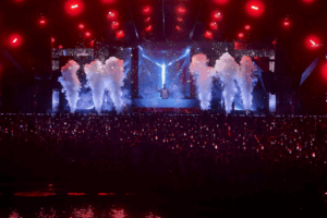 Calvin Harris en su doble residencia en Ushua&iuml;a Ibiza. Archivo