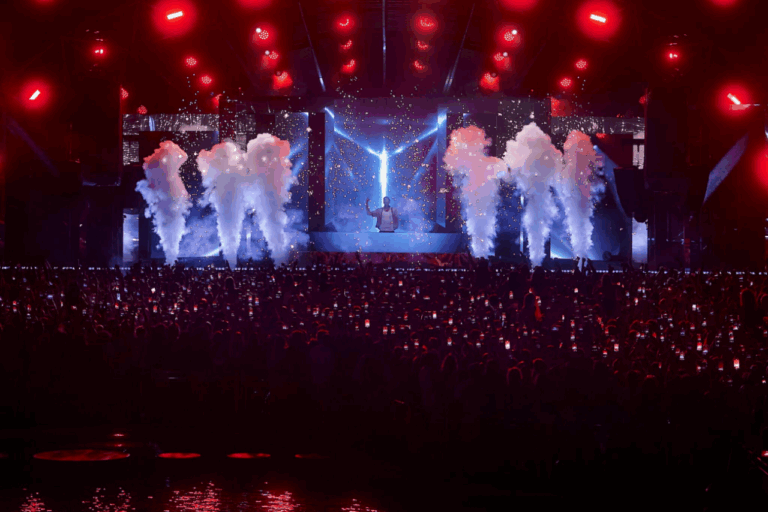 Calvin Harris en su doble residencia en Ushuaïa Ibiza. Archivo