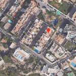Vista de la comunidad en la que se han instalado los menas en Ibiza.
