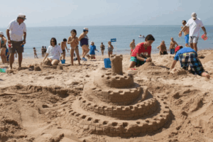 Castillo de arena. Imagen ilustrativa. Archivo