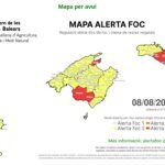 El alerta emitido para este jueves 8 de agosto