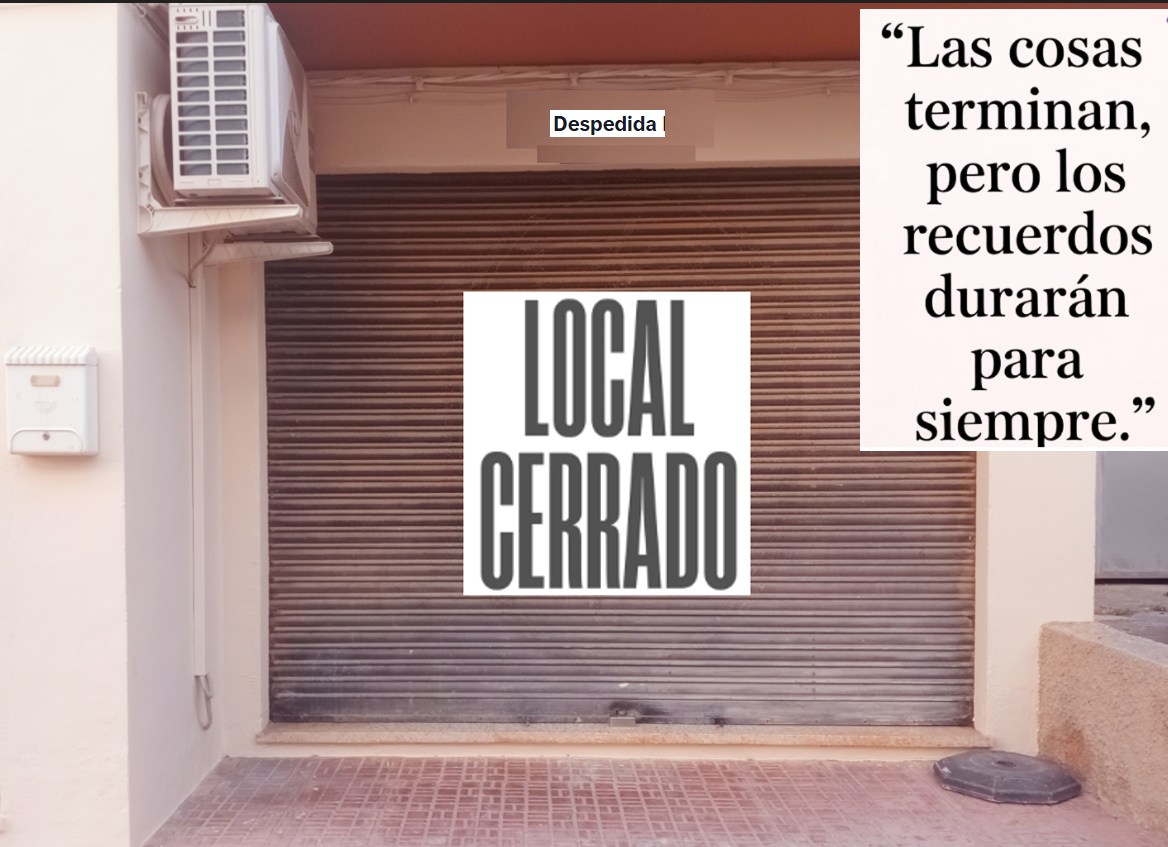 El anuncio del cierre de La voz de los que no tienen voz. El anuncio del cierre de La voz de los que no tienen voz.