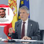 El ministro del Interior, Fernando Grande Marlaska, y una alerta de un hombre desaparecido.