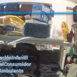 Falsificaciones de venta ambulante incautadas por la Policía de Sant Josep.