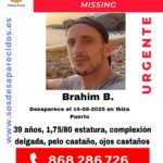 Hombre desaparecido en Ibiza.