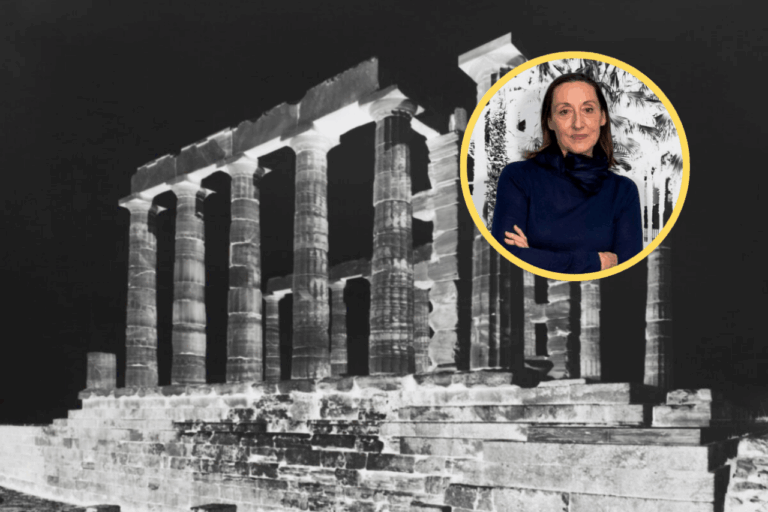 Imagen de archivo de Vera Lutter y una de sus obras fotográficas