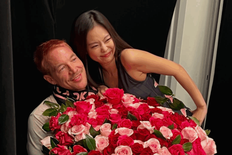 Jennie y Diplo. @diplo