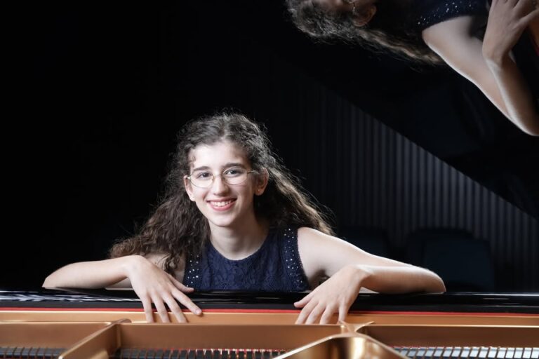 La joven pianista Carla Román. ARCHIVO.