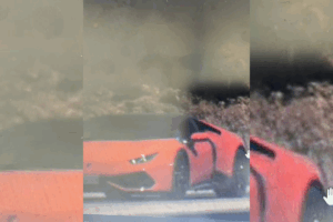 Lambo cazado por la Policía en Ibiza