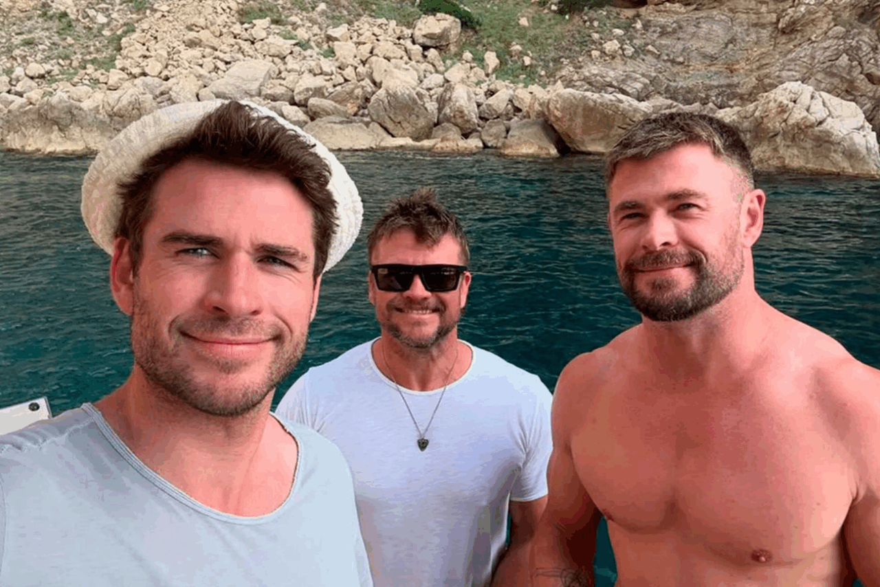 Los hermanos Hemsworth en Ibiza
