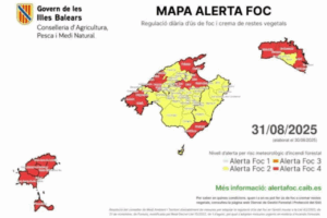 Mapa Alerta Foc. CAIB