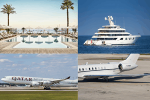 Nobu, yates y aviones, elementos del conclave por la paz en Ibiza