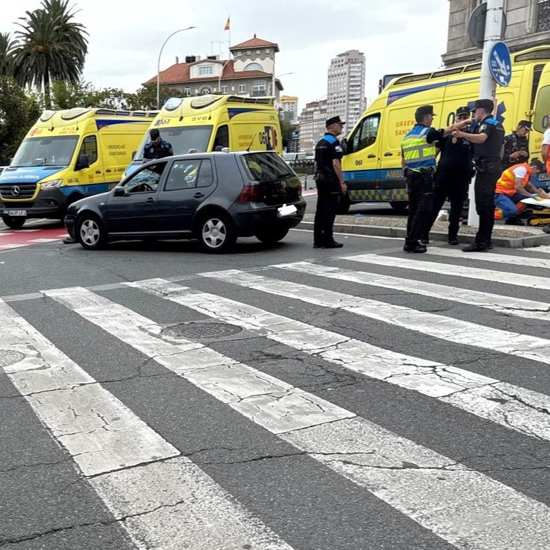 Operativo tras el múltiple atropello.